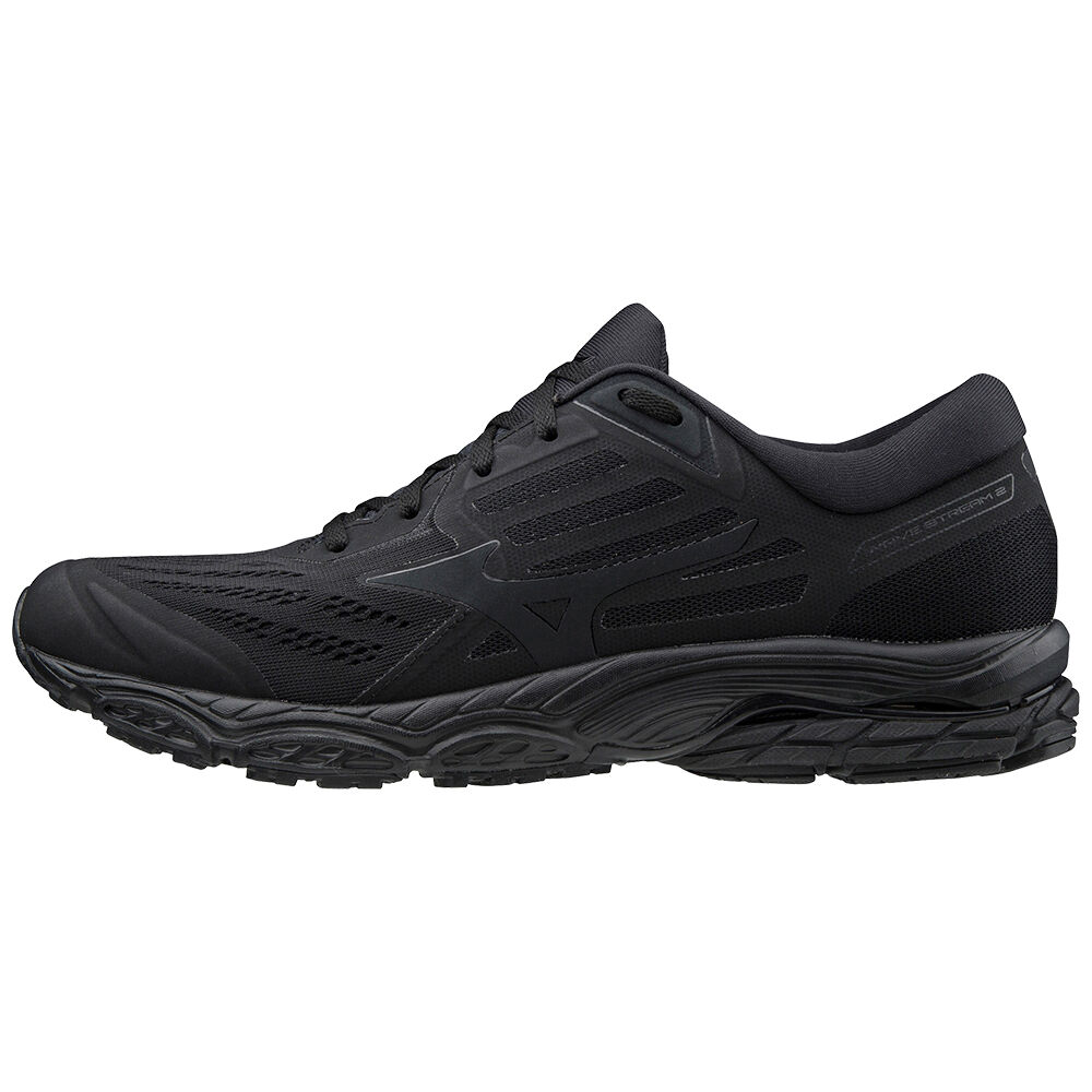 Zapatillas Running Mizuno Wave Stream 2 Hombre Negras/Negras España ZTEK-68034